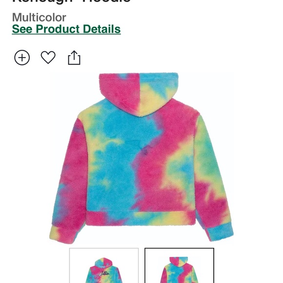 Barbie Mattel Creations I Am Kenough Fleece Tie Dye Hoodie - Picture 7 of 12